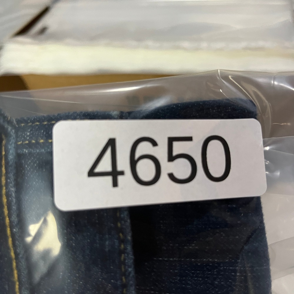 Foundry Supply Co Jeans Mens 44x29 Blue Flex Denim Straight Leg Dark Wash Pants - Picture 9 of 10